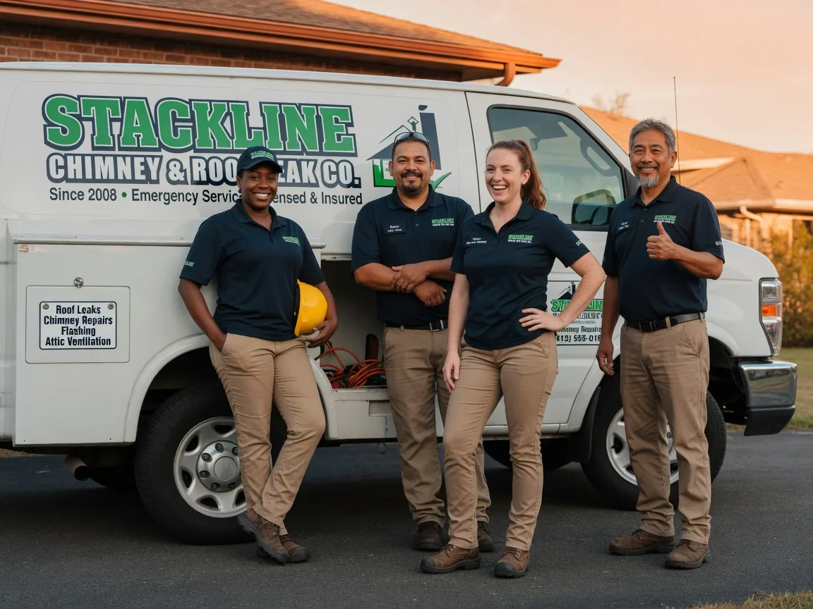 Chimney flashing repair company in Melrose, OH